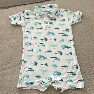Kickee Pants 6-12m fishing lures romper